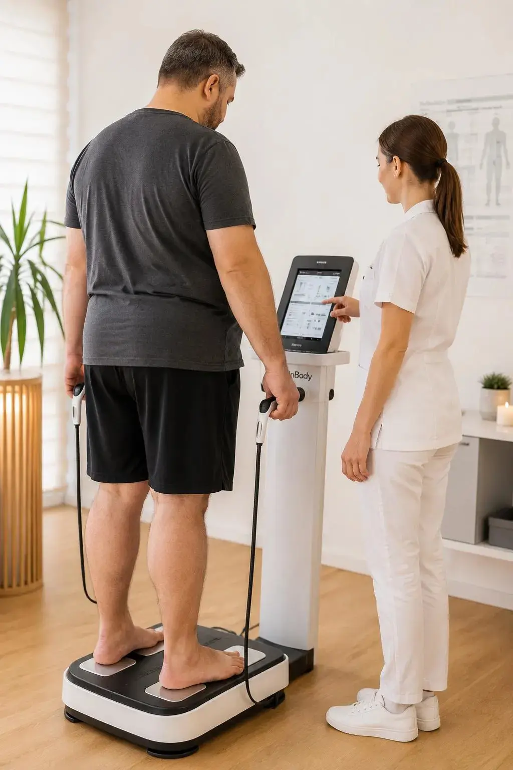 BIA-Körperanalyse in Norderstedt: Bioelektrische Impedanzanalyse für Körperfett, Muskelmasse und Wasser