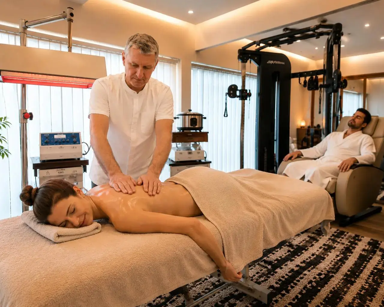 Paarmassage in Norderstedt-Garstedt bei Physiowohltat - gemeinsame Auszeit zu zweit mit Standard- oder Premium-Format